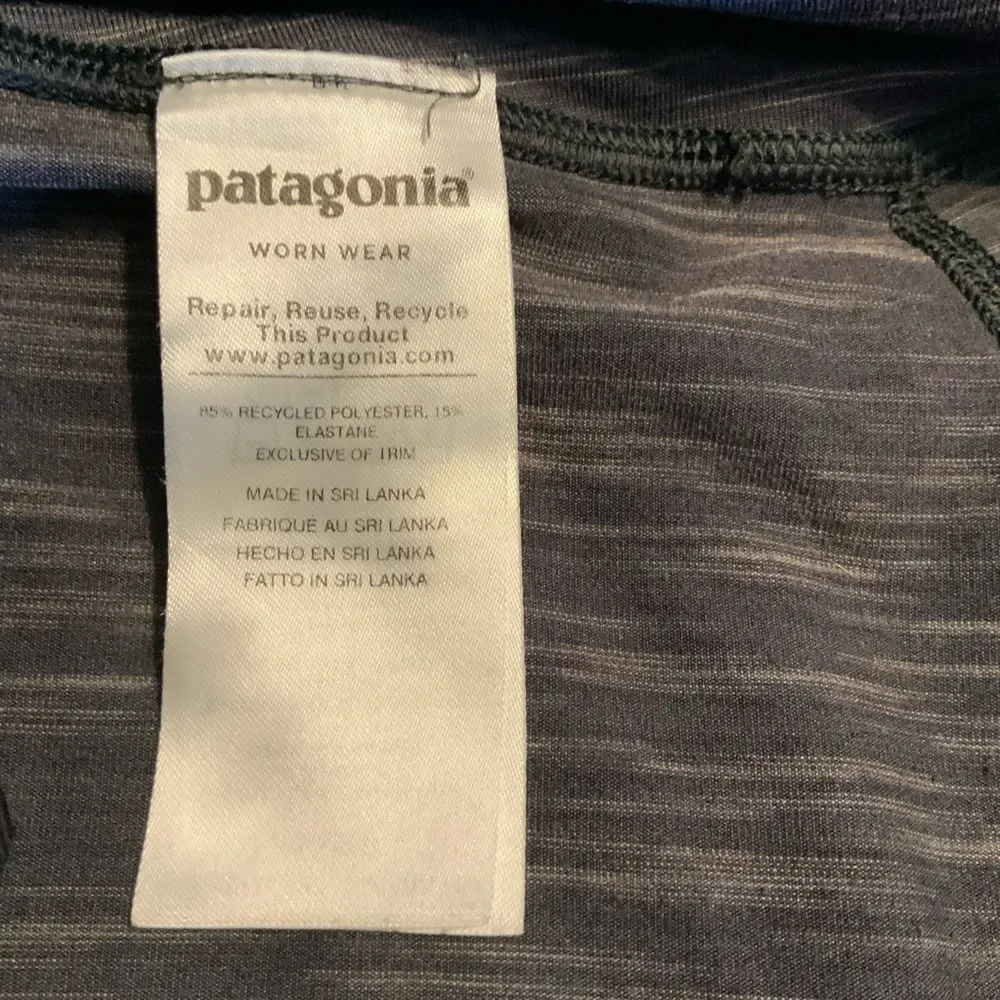 Patagonia Worn Wear Gray Marled Leggings Size L